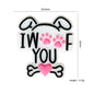 Silicone Focal Beads Letter Animal Paw Prints Heart 10pcs