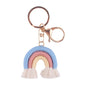 Cotton Braided Tassel Crochet Rainbow Keychain Plush Material 6