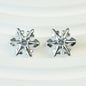 Pentagram Snowflake Acrylic Beads 14mm 21mm Metallic Plated 100pcs 15