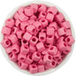 Solid Color Rounded Square Acrylic Beads 7mm Large Hole 100pcs 7