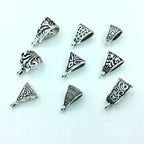 Alloy Bead-Hanger Spacer Beads Vintage Tibetan Style 100pcs 2