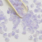 Campanula Flower Glass Beads 7x12mm Frosted Glossy Pastel 50pcs 22