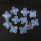 Transparent Aurora Laser Acrylic Beads Iridescent Mixed Shapes 2pcs 29
