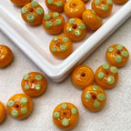 Hand Painted Enamel Glass Beads Juicy Fruit Series 1pc 3
