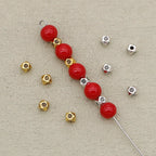 Alloy Hexagonal Spacer Beads 3.5mm Tibetan Style 100pcs 2