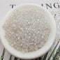 Frosted Seed Glass Beads 3mm Pastel Transparent Colors 300pcs 10
