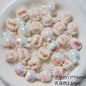 Glossy Iridescent 3D Pop Mart Resin Beads 17-23mm 5pcs 7