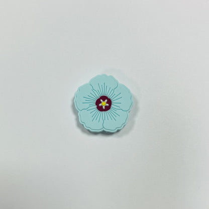 Silicone Focal Beads Flower Pastel Petal Detail 20pcs 7