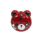 Cartoon Character Bear Head Acrylic Beads 17mm Colorful 10pcs 32