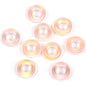 Glass Circle Spacer Beads 10mm Transparent 50pcs 14