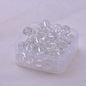 Transparent Round Glass Beads 8mm Glossy Mixed Colors 50pcs 6