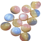 Gradient Color Resin Beads 8-16mm Round Glossy Polished 50pcs 5