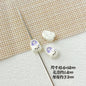 Kite Slippers Metal Beads 14mm Colorful Glossy Painted 10pcs 5