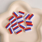 Rectangular Acrylic Beads 19mm Glossy Love Slogan Printed 20pcs 5