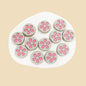 Silicone Focal Beads Petal Cookies Floral Cut Out Design 20pcs 15