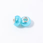 ABS Plastic Donut Spacer Beads 9*14mm Imitation Pearl 100pcs 13