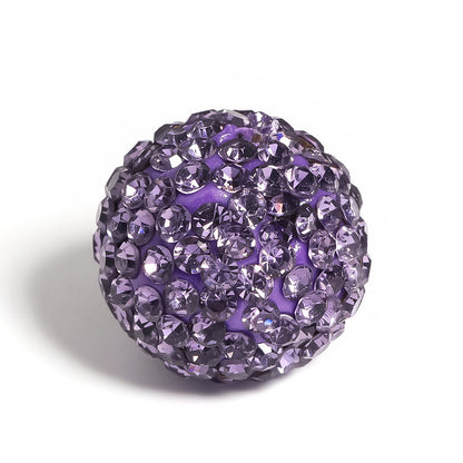 Clay Ball Rhinestone Beads 16mm Mixed Solid and AB Colors 20pcs 14