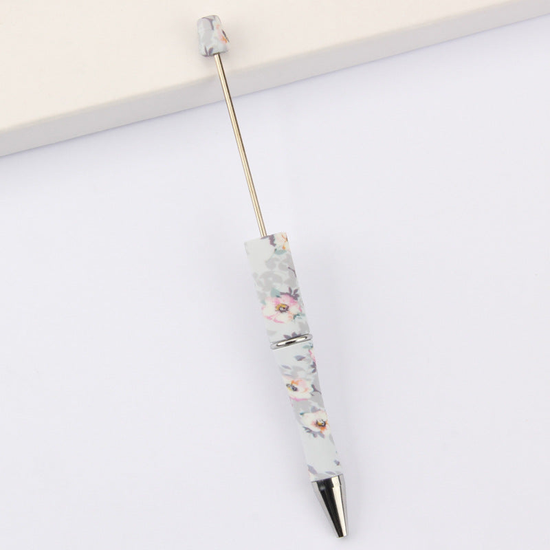 Beadable Pen Printed Pattern Plastic Light Weight