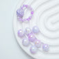Pearl Round Acrylic Beads 6-10mm Dual Color Gradient Imitation Pearl 9