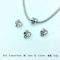 Alloy Bead-hanger Spacer Beads Large Hole 200pcs 2