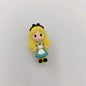 Silicone 3D Focal Beads Little Girl Yellow Hair Black Bow 20pcs 5