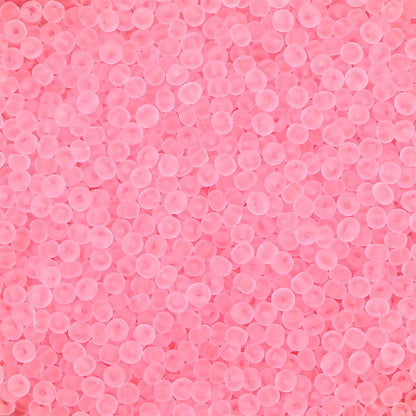 Transparent Frosted Seed Glass Beads 2mm with 1mm Hole 660pcs 20