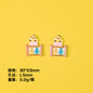 Plating Miniature Furniture Resin Beads Cute Animal Design 10pcs 11