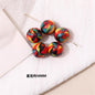 Japanese Vintage Showa Printed Resin Beads 10/12mm Glossy Floral 15pcs 12