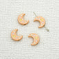 Star Moon Metal Beads 14mm Painted Glossy Celestial 10pcs 9