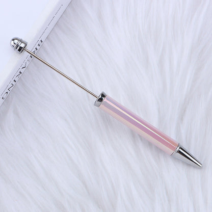 Beadable Pen UV Electroplating Rainbow Color Opal Shimmer 10pcs 10