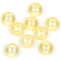 Glass Circle Spacer Beads 10mm Transparent 50pcs 15