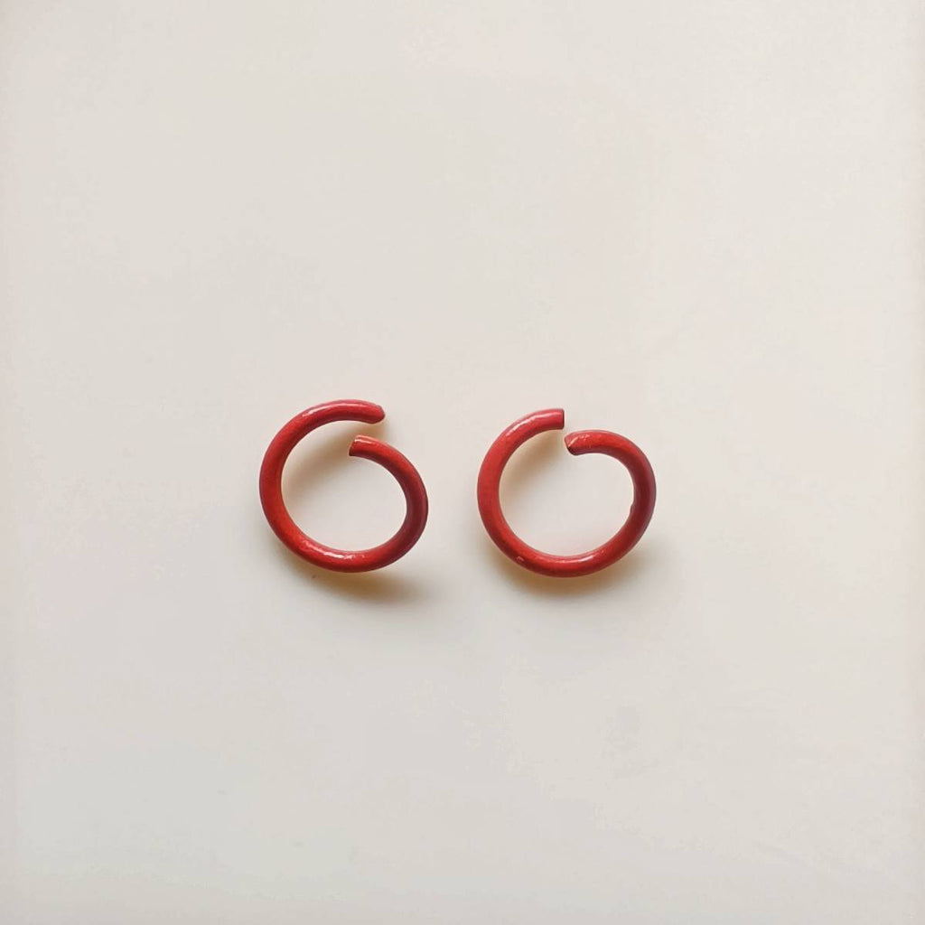 Metal Painted Jump Rings 10mm Baking Finish Colorful 500pcs 6