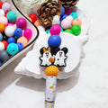 Silicone Focal Beads Ghost Mickey Minnie Halloween 20pcs 4