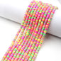 Flat Clay Beads 6mm Colorful Polymer Spacer Disc 10strands 15