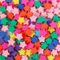 Star Clay Beads 9mm Multicolor Polymer 100pcs 6