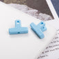 Painted Clip Acrylic Beads 20mm Baking Theme Colorful Glossy 100pcs 6
