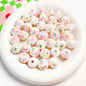 Printed Round Acrylic Beads 15mm Glossy Sanrio Characters 10pcs 8