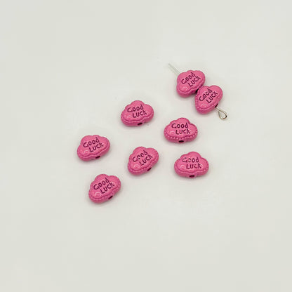Cartoon Cloud Metal Beads 12mm Painted Alloy 20pcs 9