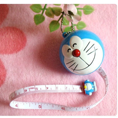 Retractable Measuring Tapes Plastic Cartoon Figure Case 2pcs 3