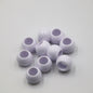 Macaron Acrylic Beads 18mm Large Hole Glossy Mixed Colors 30pcs 7