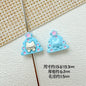Christmas Tree and Birdcage Metal Beads 13-16mm Baking Painted 10pcs 7