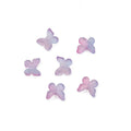 Czech Glass Butterfly Beads 11mm Translucent Pastel Gold Foil 10pcs 6