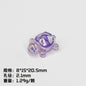 Glow In The Dark 3D Turtle Resin Beads 20mm Colorful Glossy 10pcs 8