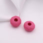 Acrylic Faceted Spacer Beads 14mm Rubberized Finish 40pcs 10