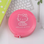 Retractable Plastic Measuring Tapes Pink Hello Kitty Pattern 2pcs 5cm 7