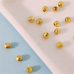 Alloy Watermelon Spacer Beads 2.5 3.5mm Tibetan Style 100pcs 6