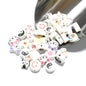 Slice Clay Beads 10mm Multicolor Hearts Flowers Stars Fruit 100pcs 8