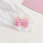 UV Plating Gradient Crackle Bow Acrylic Beads 32mm 50pcs 10