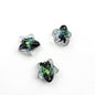 Lampwork Glass Beads Star Pattern Geometric Shapes Celestial 10pcs 8