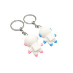 Soft Rubber Astronaut Keychain 3D Cartoon Space Charm 5